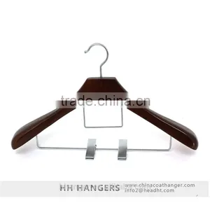Antique Wooden Suit Hanger ,Valley Head Style Pine, Half Shiny Style, Wooden Clothes Hanger thumbnail-6