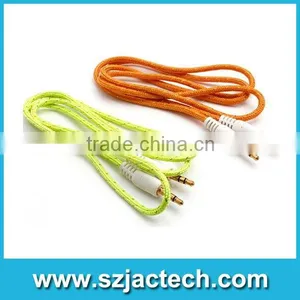 Audio Cable Car Stereo Cable 3.5mm Braided Audio Cable thumbnail-1