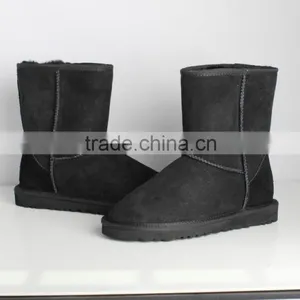 Wholesale Women Winter Snow Boots Australia Sheepskin Half Boots thumbnail-1
