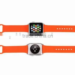 Wholesale for Apple Watch Silicone Band With Metal Adapter, Express thumbnail-5