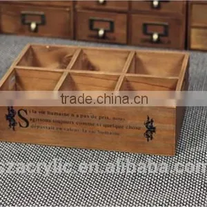 Man Make Multifunction High Quality Customized Wooden Box Without Lid thumbnail-6