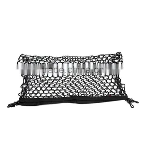 70 * 70cm Car Trunk Interior Mesh Net Storage Bag Luggage Holder 4 Hooks thumbnail-5
