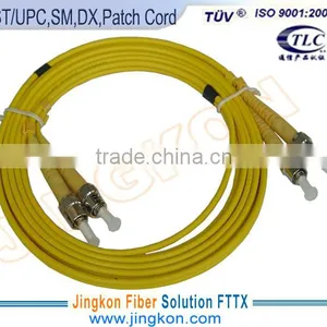 ST/UPC,SM Optical Fiber Jumper-yellow Boots thumbnail-1