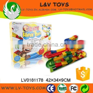 Happy Ball Rail Grounder Educational Big Blocks Toys Set for Kids thumbnail-2