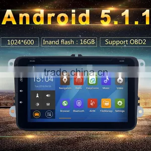 Cheap AM 1620KHz Touch Screen Car Dvd Player With GPS for VW Skoda thumbnail-1