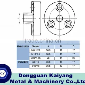 M8 Sofa Hardware Round Base Tee Nut thumbnail-5