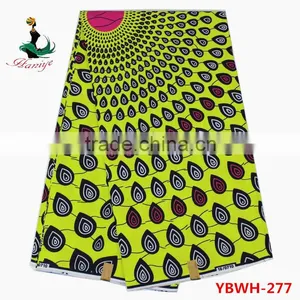 Best Quanlity Hollandais Wax Print Fabric African Sale for Dress YBWH277 thumbnail-1