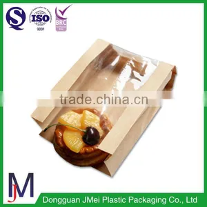 Wholesale Kraft Paper Bag With Window and Zipper for Food Packing thumbnail-6