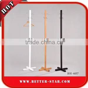 Wood Coat Rack Stand, 9 Hook Coat Rack Stand, Cheap Coat Rack Stand thumbnail-5