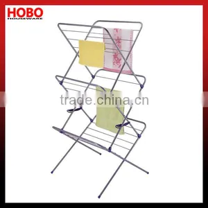 PVC Coating Folding Cloth Drying Stand(towel Rack) thumbnail-1