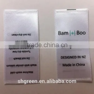 Washing Care Label With Double Sides Printing thumbnail-1