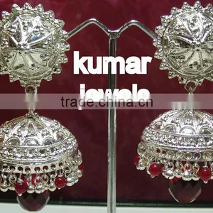 Pure Silver Jhumkas thumbnail-1