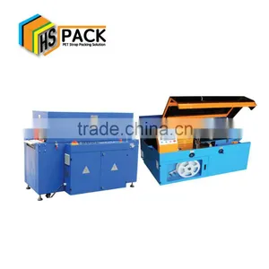 Automatic Sleeve Shrink Wrapping Machine Pof Film Shrink Packing SL-E400+ST-500 thumbnail-1