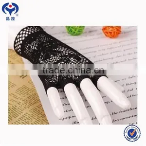 Black Lace Gloves Short thumbnail-1