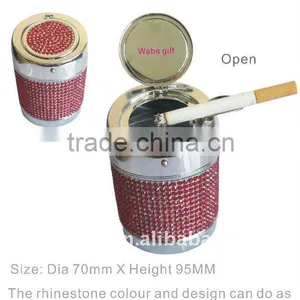 Table Ashtray With Rhinestone Hot Design High Quality Ashtray thumbnail-1