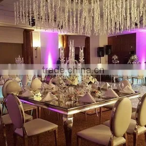 Hotel Furniture Fashion Used Stainless Steel Dining Chair thumbnail-4