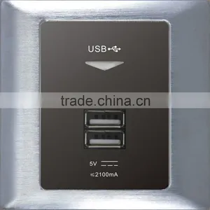 Unverisal USB Wall Socket for Smart Home /hotel thumbnail-1