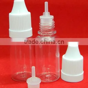 5ml 10ml PET Clear Brown E Cigarette Medicine Juice Liquid Plastic Dropper Bottle With Long Thin Tip and Childproof Cap thumbnail-1