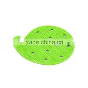 Fruit and Vegetable Brush Multi Use Vegetable Brushes/Heat Pads/Potato Scrubber/ Rivet / Jar Opener Double Sided Silicon thumbnail-1