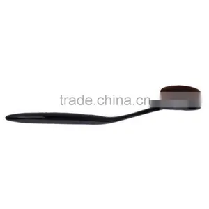 2016 Oval 6 8 Make Up Brush Black Toothbrush Curve Foundation High Quality Round Makeup Brush thumbnail-1