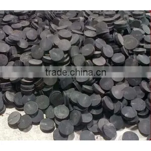 Buffalo Horn Blank Black Button for Garment in India 2016 thumbnail-3