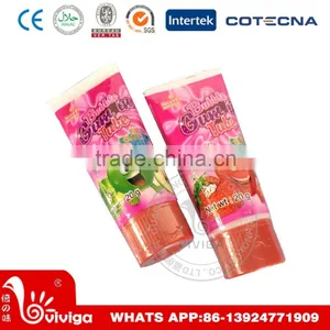 Apple and Strawberry Bubble Gum in Tube thumbnail-1