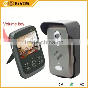 2.4Ghz 300meter Kivos Kdb300 Video Door Phone With Android With Pir Auto-detection Recording thumbnail-1