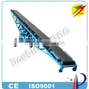 Inclined Portable Belt Conveyor for Agriculturer Conveying Cereal and Grain thumbnail-1