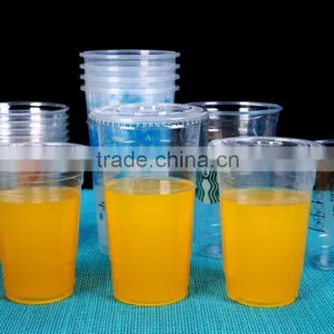 Premium Plastic Clear PET Cups With Flat Lids thumbnail-4