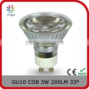 GU10 200lm 3w Replacement 25w 33 Degree COB Mini Spot Light thumbnail-1