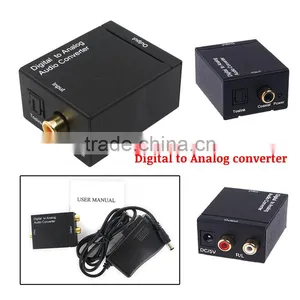 Digital to Analog Audio Converter Optical Coaxial RCA Toslink Digital Audio to L/R Analog Audio Converter Adapter thumbnail-2