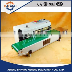 Continuous Plastic Bag Sealing Machine Date Code Heat Shrinking Sealer thumbnail-1