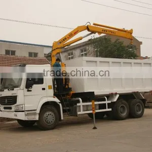 Mounted Crane Loading 30T Sinotruk Cargo Truck With Mounted Crane thumbnail-1