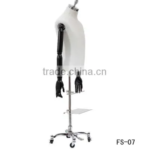 New Fashion Display Model Adjustable Wooden Tailor Mannequins thumbnail-3