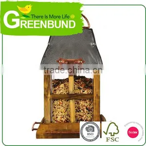 Chinese Bird House Wooden For Small Wood Craft Wild Bird Care thumbnail-3