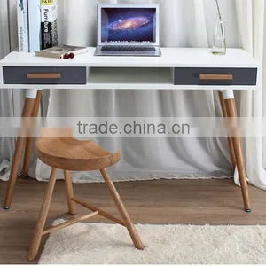 New Design Elegant Computer Desk,wooden Legs Modern Study Room Furniture thumbnail-1