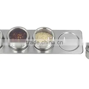 Magnetic Spice Jar Stainless Steel Condiment Sets, Condiment Jar thumbnail-3