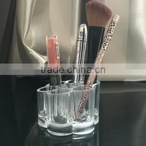 Cy270 Plum Flower Clear Acrylic Makeup Organizer Insert Makeup Box Lipstick Brush Storage Box Cases thumbnail-1