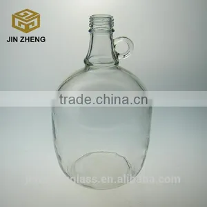 3000ml Clear Glass Wine Bottle With Handle China Manufacture thumbnail-1
