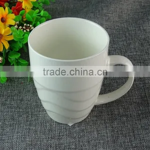Stocked 400ml White Ceramic Coffee Mug/cup 14OZ Porcelain Drinking Mugs for Promotion thumbnail-2