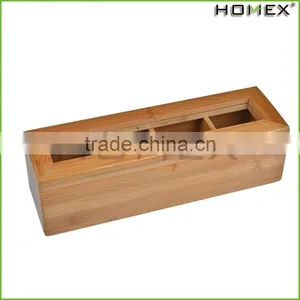 Popular Classical Customize Make Wooden Bamboo Chinese Tea Gift Box/Homex_Factory thumbnail-2