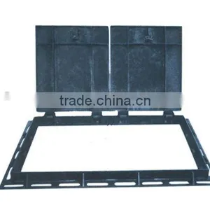 Casting EN124 C250 D400 Ductile Iron Sewer Drain Manhole Cover thumbnail-1