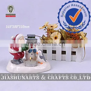 Ceramic Xmas Decoration Candlesticks Ornaments thumbnail-1