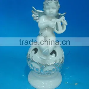 Ceramic Angel on a Ball thumbnail-1