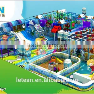 LETIAN Factory Naughty Castle Ocean Theme Children Indoor Soft Playground Equipment Toys Price thumbnail-1