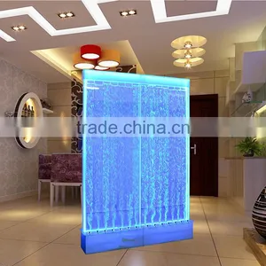 High Quality LED Vortex Acrylic Water Bubble Wall Panel Office Partitions thumbnail-1