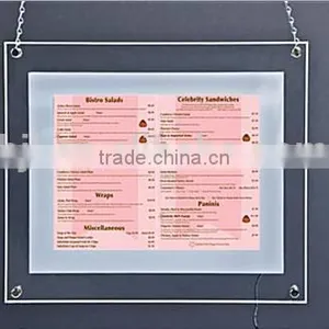 Restaurant/hotel/bar Clear Acrylic Creative Menu Holders thumbnail-1