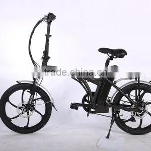 New Design 20 Inch Folding Electric Bike One-piece Wheel Electric Bike thumbnail-1