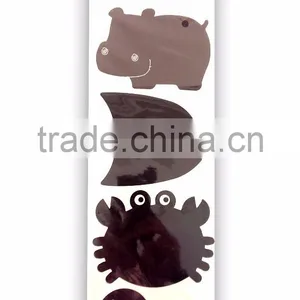 Cute Hippo, Fish, Crab, Duck Design Decorative Chalkboard Label for Glass Bottle, Chalkboard Label Sticker thumbnail-1