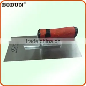 G1030 PT-5712 Stainless Steel Plastering Trowel With Rubber Handle thumbnail-1